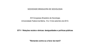 Remando a favor da educação