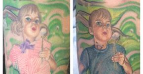Mãe altera tatuagem para homenagear filho transgênero