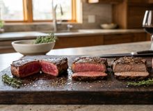 Featured side: Para cozinhar a carne, quanto tempo é necessário para que fique mal-passada, ao ponto ou bem passada?