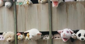 Banksy usa bichinhos de pelúcia para denunciar crueldade com animais
