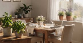 Plantas adequadas para salas de jantar, que podem repelir moscas e ajudar a manter a qualidade do ar