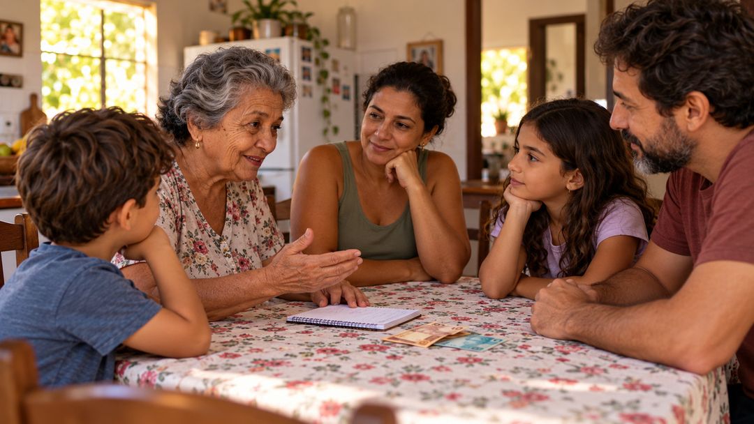 A descoberta levou a família a estabelecer novos combinados sobre presentes.