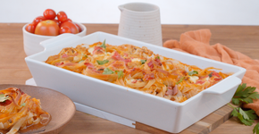Receita de macarrão de forno recheado bem fácil