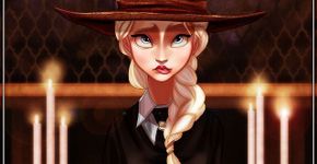 Artista coloca nossos personagens favoritos da Disney como estudantes em Hogwarts
