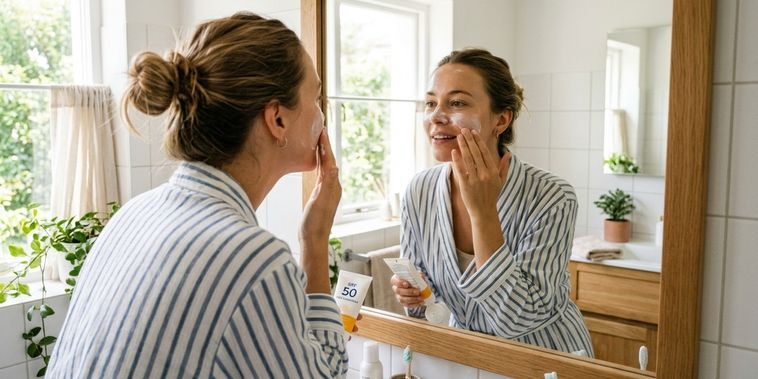 Featured main: Um hábito matinal simples que manterá sua pele macia