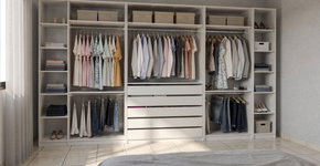 Closet de metal ou MDF? Saiba qual material dura mais no seu quarto