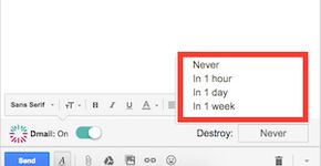 Aprenda a destruir o email enviado