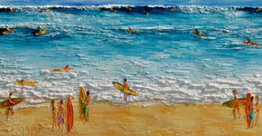 Christine Drummond expõe suas pinturas na Galeria Jacques Ardies