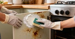Chega de armários de cozinha pegajosos! Veja como o método da vovó dissolve a gordura