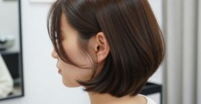 O corte de cabelo curto e moderno, o “bob japonês”, é ideal para cabelos finos, macios e com cachos naturais! Ele pode valorizar o formato do seu rosto, e até mesmo rostos redondos podem ficar bem com ele