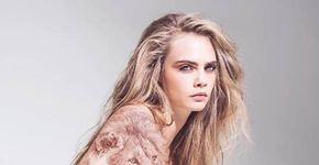 Cara Delevingne posa nua contra caça de animais selvagens