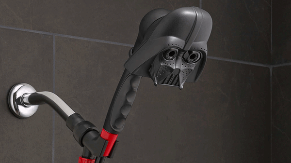 Chuveiros inspirados nos personagens de Star Wars (Reprodução/Oxygenics)