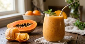 Mamão e laranja no liquidificador: para que serve e por que tomar