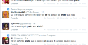 Suposta chegada do ebola ao Brasil alimenta o racismo nas redes sociais