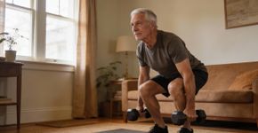 4 exercícios imperdíveis para reconstruir a massa muscular após os 50 anos sem ir à academia