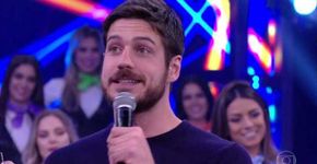 No Faustão, Marcos Pigossi encanta com fotos de quando era bebê
