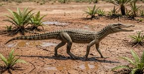 Antes do domínio dos dinossauros, um predador de 2,4 metros já caminhava pelo Brasil com dentes afiados e costas blindadas