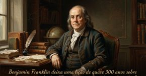 Benjamin Franklin deixa uma lição de quase 300 anos sobre promessas e resultados: “Bem feito é melhor do que bem dito”