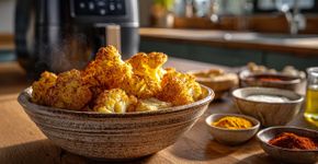 Receita simples transforma couve-flor em petisco saudável usando apenas a AirFryer