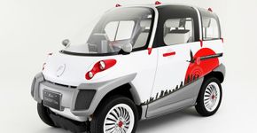 Empresa japonesa cria modelo de carro elétrico anfíbio