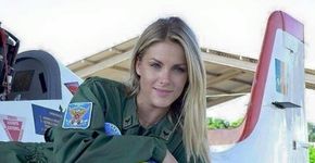 Ana Hickmann se torna ‘piloto de caça russa’ que bombardeou o Estado Islâmico