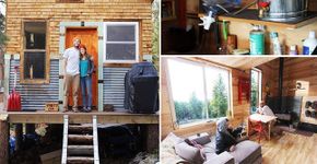 Jovem constrói casa na árvore ‘tecnológica’ com materiais reciclados