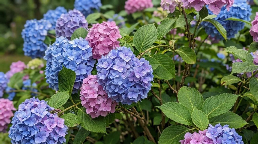Podar a hortênsia no período errado pode remover os ramos que carregariam as próximas flores. Entenda as diferenças entre espécies e cultivar