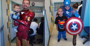 Dr. Super-Herói: oncologista encanta crianças usando fantasias