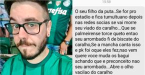 Torcedor gay do Palmeiras recebe ameaças de morte e agressão