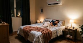 Dormir em um quarto com ar-condicionado é frio demais? Uma solução simples antes de ir dormir