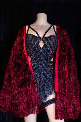 Detalhes do body couture criado sob medida da Zuhair Murad
