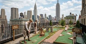 Nova York ficou tão obcecada por minigolfe que chegaram a existir mais de 150 campos instalados nos telhados da cidade
