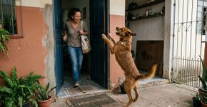 Cães que ficam muito agitados quando seus donos chegam em casa não estão felizes; pelo contrário, é um sintoma claro de estresse e ansiedade de separação