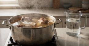 Jordi Cruz, chef espanhol: “O caldo de ossos é feito com 2 litros de água, 1 quilo de carne e 12 gramas de sal.”