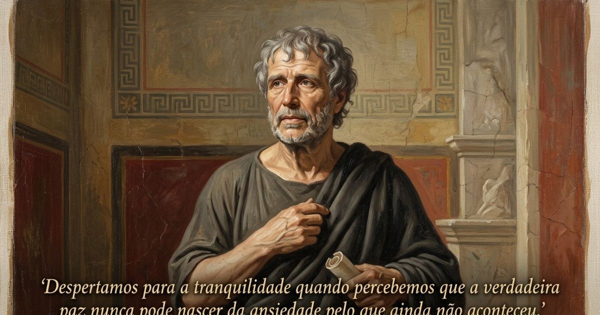 Sêneca, filósofo romano: “Despertamos para a tranquilidade quando ...