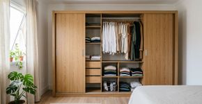 Demorei muito para entender por que o guarda-roupa não deve ser encostado totalmente na parede