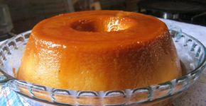 Pudim de pão light com poucos ingredientes