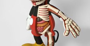 A anatomia dos personagens infantis revelada por Jason Freeny