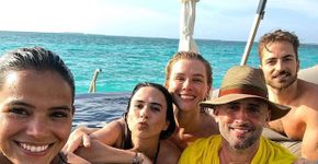 Bruna Marquezine e Tatá Werneck passam férias nas ilhas Maldivas