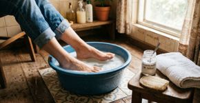 Se você tem calos nos pés, este banho relaxante aliviará as dores e o incômodo