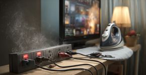 Seu ferro e sua TV juntos na tomada podem incendiar sua casa hoje