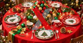 Nada de toalhas de mesa vermelhas nem guardanapos verdes no Natal: A nova tendência para 2025, mais prática e elegante