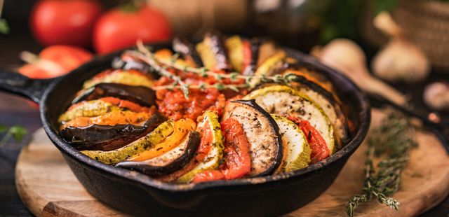 Ratatouille saboroso em 7 passos fáceis
