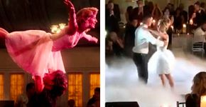 Casal recria dança icônica de ‘Dirty Dancing’ e viraliza