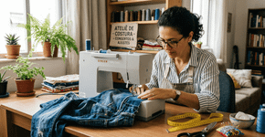 Como ganhar dinheiro com pequenos reparos em roupas para conseguir um extra semanal