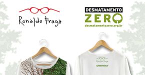 Ronaldo Fraga assina camiseta pelo Desmatamento Zero