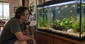 Homem cuidava do mesmo aquário havia anos, mudou apenas um detalhe na limpeza e começou a perceber que os peixes se comportavam de um jeito completamente diferente