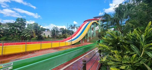 Fast Falls, uma das atrações radicais do Blue Park