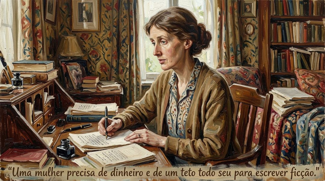 Condições materiais adequadas transformam talento e vocação artística em obras literárias.
