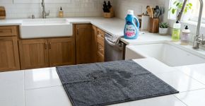 Demorei muito para entender por que em Portugal o tapete da cozinha não deve ser lavado com amaciante